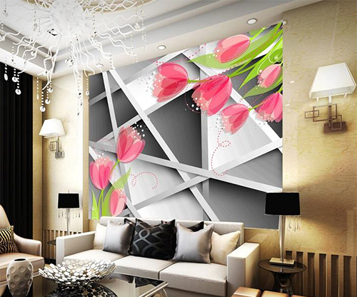 背景墻萬能平板打印機(jī)效果